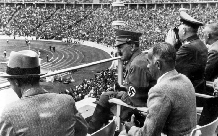 Adolf Hitler allo Stadio Olimpico di Berlino