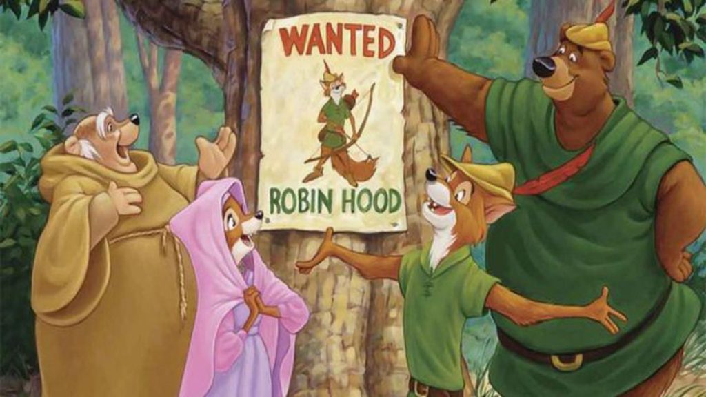 Il Robin Hood a cartoni di Wolfgang Reithermann - Walt Disney