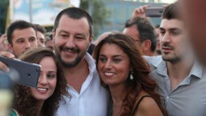 Susanna Ceccardi con Matteo Salvini