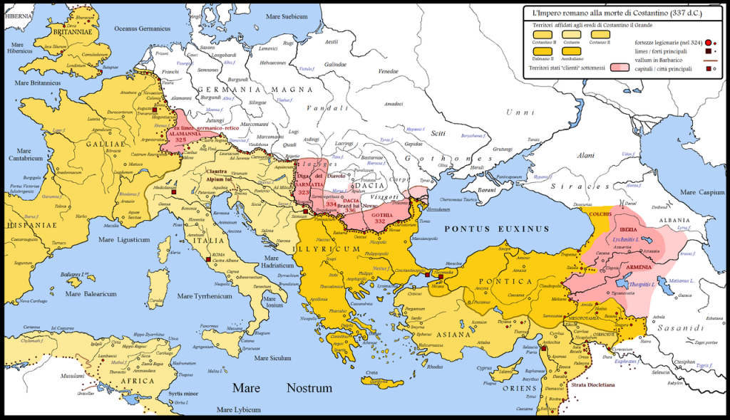 L'Impero ai tempi di Costantino