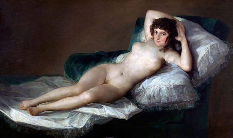 L'opera più celebre di Goya, La maja desnuda