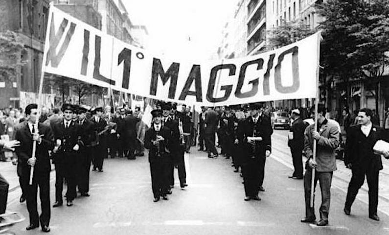 Festa del Lavoro negli anni cinquanta